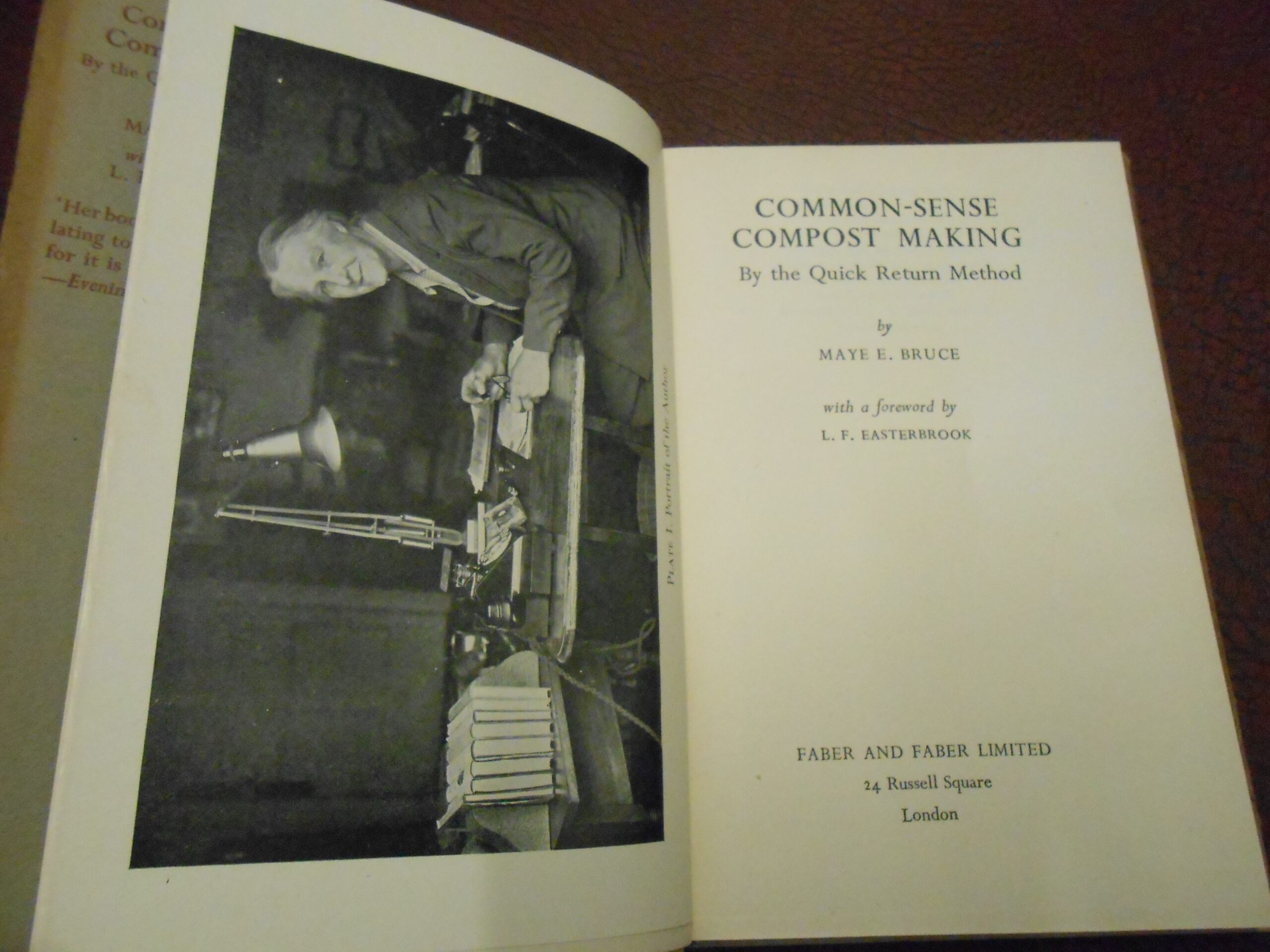 MAye Bruce's book, about the quick return compost